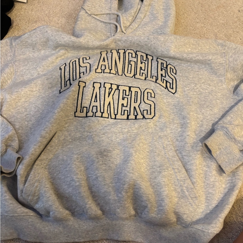 NBA Gray Hoodie with Logo